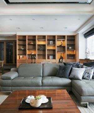 家装客厅现代风格实木家具设计图片