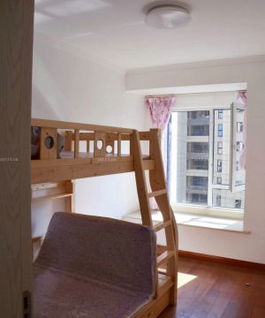 交换空间儿童房母子高低床装修实景图