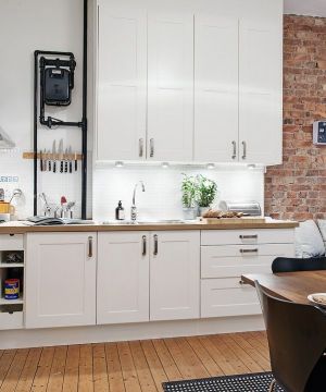 2023北欧风格开放式厨房装修图片