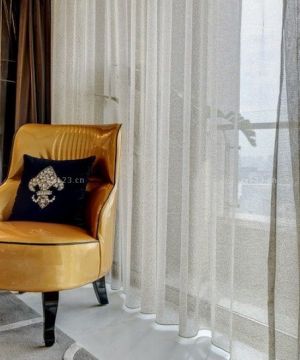 欧式家装飘窗窗帘设计效果图片大全