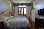 新古典风格15平米卧室壁纸装修图片