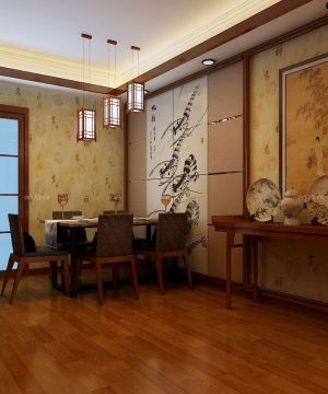 2023中式新古典风格家装餐厅设计图片大全