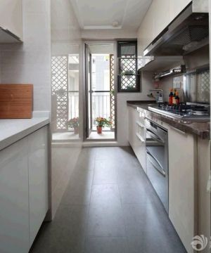 2023最新现代风格小户型阳台改厨房装修图片