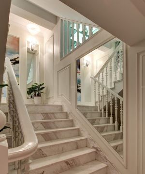 欧美式室内阁楼楼梯欧美式家具装修效果图欣赏