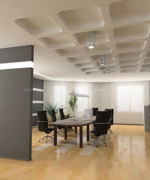 2023最新小型会议室办公桌摆放布置设计效果图大全