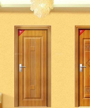 温馨现代风格钢木门装修效果图