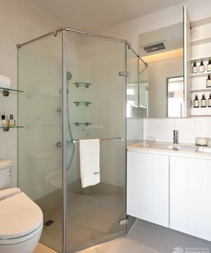 家装现代风格小户型卫生间装修实例效果图欣赏