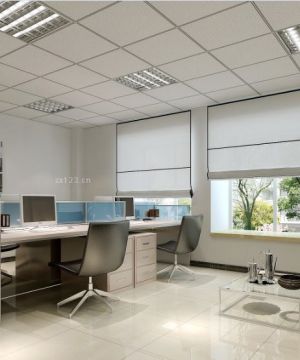 最新现代办公室装修风格小型办公室整体装修效果图