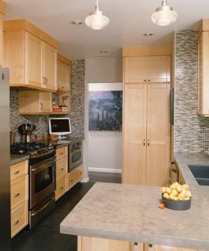 2023厨房铝合金组合柜颜色搭配装饰效果图大全