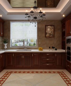 整体厨房铝合金组合柜装修设计图赏析2023