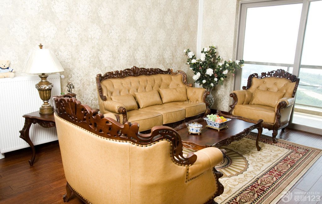 2023古典中式风格小户型欧式沙发