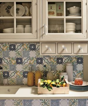 家装厨房瓷砖贴图设计案例