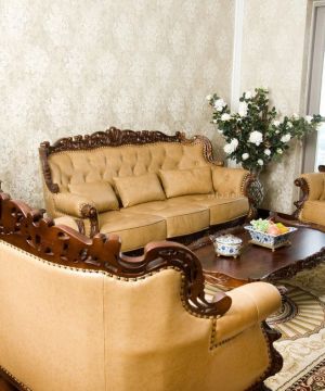 2023古典中式风格小户型欧式沙发