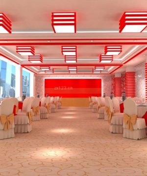 2023新中式风格酒店餐厅椅套装饰效果图