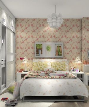 温馨日韩风格格韩式卧室装修效果图