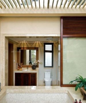 最新一层半别墅阳台浴室设计案例