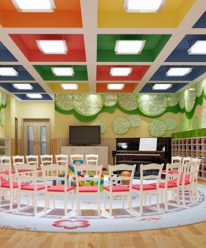 最新幼儿园教室吊饰布置效果图欣赏