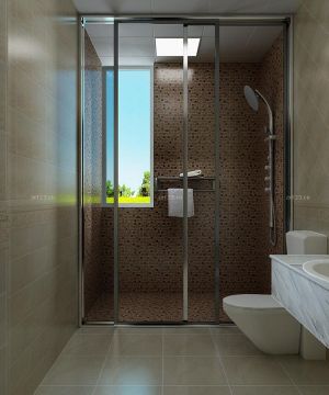 卫生间移门浴室隔断设计效果图