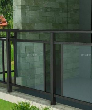 简约风格阳台玻璃护栏玻璃护栏设计图片大全