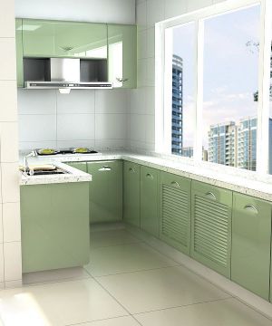 2023半敞开式厨房大理石橱柜设计图片
