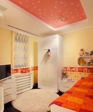 简欧风格小空间儿童房设计案例图