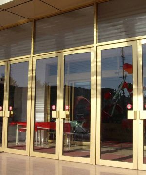酒店餐厅玻璃折叠门设计图片大全