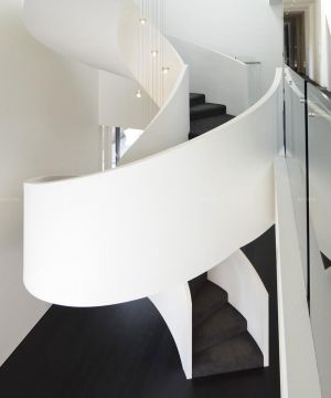 现代风格螺旋楼梯设计效果图欣赏