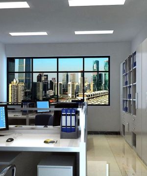 2023最新小型办公室铁皮柜摆放实景图