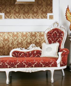 美式风格双人沙发床设计效果图欣赏