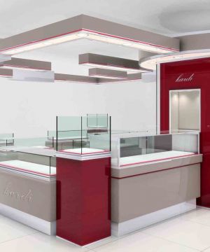 2023珠宝柜台三维立体设计效果图