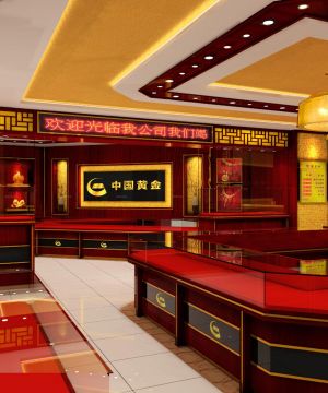 2023最新中国黄金珠宝柜台设计图片
