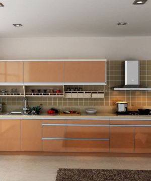 最新简约风格厨房西门子整体橱柜设计效果图欣赏