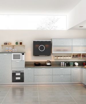 2023简约风格厨房西门子整体橱柜设计图片