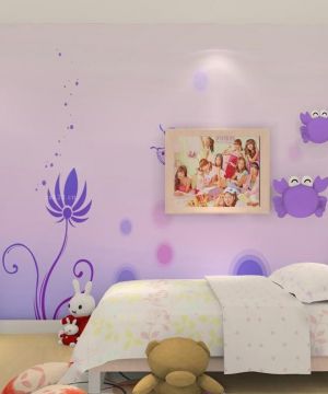 小户型儿童房墙绘设计图片