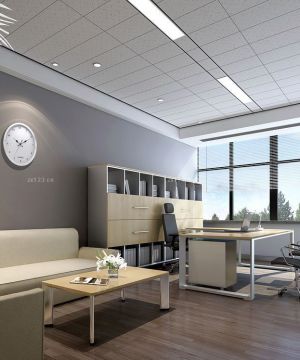 2023最新现代简约风格办公室窗帘装修图片