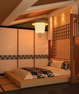 2023最新日式风格日本超小户型卧室床装修效果图
