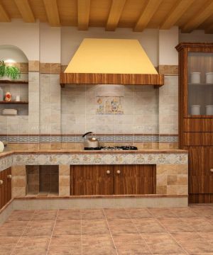 2023混搭风格厨房整体橱柜设计图片