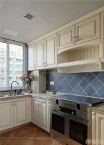 家装厨房简欧风格整体橱柜设计效果图片