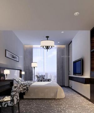 2023最新现代风格快捷酒店客房装修设计图