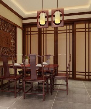 2023中国古典家具餐厅设计图