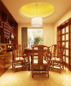 2023中国古典家具餐桌椅子摆放图欣赏