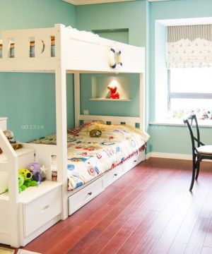 2023最新现代简约风格小户型儿童房间布置图片