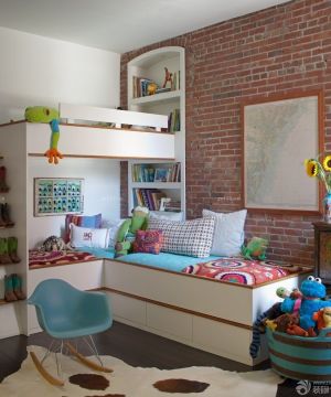 美式风格小户型儿童房间布置效果图欣赏