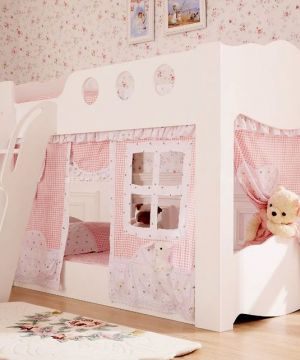 2023小户型儿童房间高低床设计布置图片