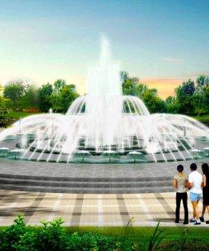2023现代简约风格喷泉设计图片