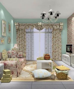 2023家庭室内客厅沙发套效果图欣赏