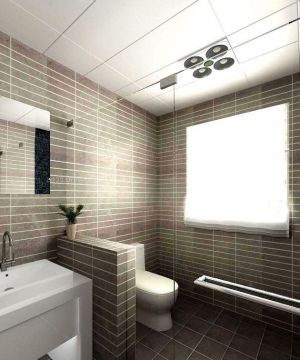 95平房屋厨房卫生间瓷砖装修效果图欣赏