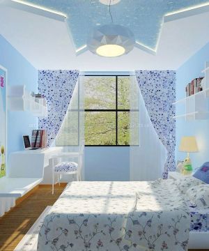 现代风格儿童房窗帘设计效果图