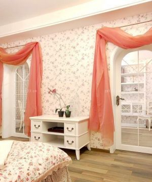 欧式风格儿童房窗帘设计图