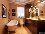 老房40平米浴室小户型美式浴室柜装修效果图